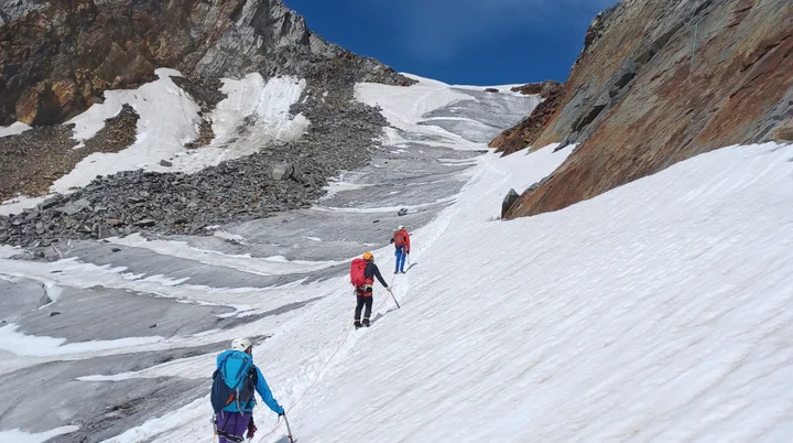 Aufbaukurs Hochtouren 2023 | © DAV Würzburg  Aufbaukurs Hochtouren 2023 | © DAV Würzburg