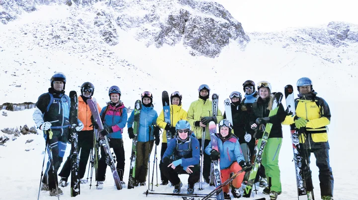 Spass an Skitechnik - Von der Piste ins Gelände | © DAV Würzburg Spass an Skitechnik - Von der Piste ins Gelände | © DAV Würzburg