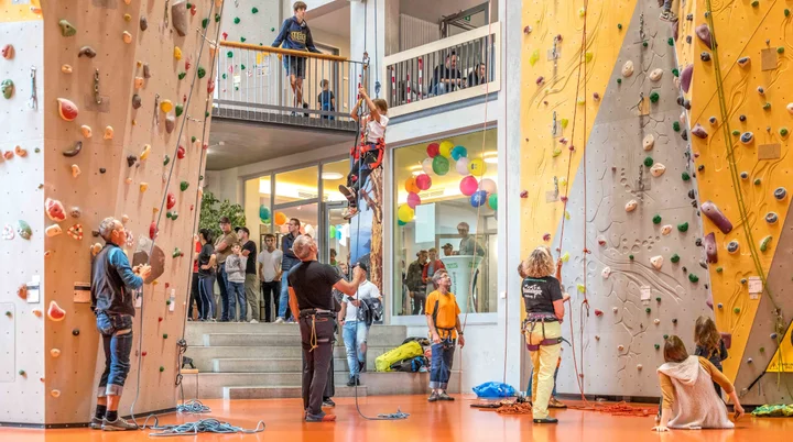 Tag der offenen Tür im Kletterzentrum Würzburg | © Patty Varasano Tag der offenen Tür im Kletterzentrum Würzburg | © Patty Varasano