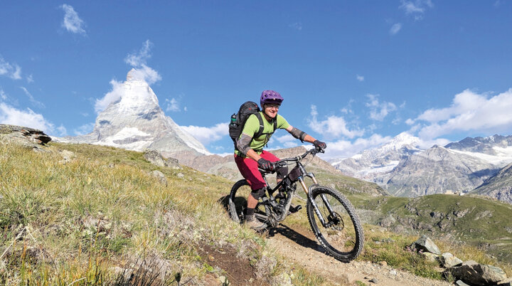 Monte Rosa mit dem MTB | © DAV Würzburg