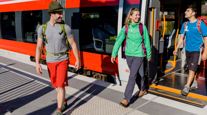 Tourenplanung mit Bus und Bahn | © DAV/Hans Herbig