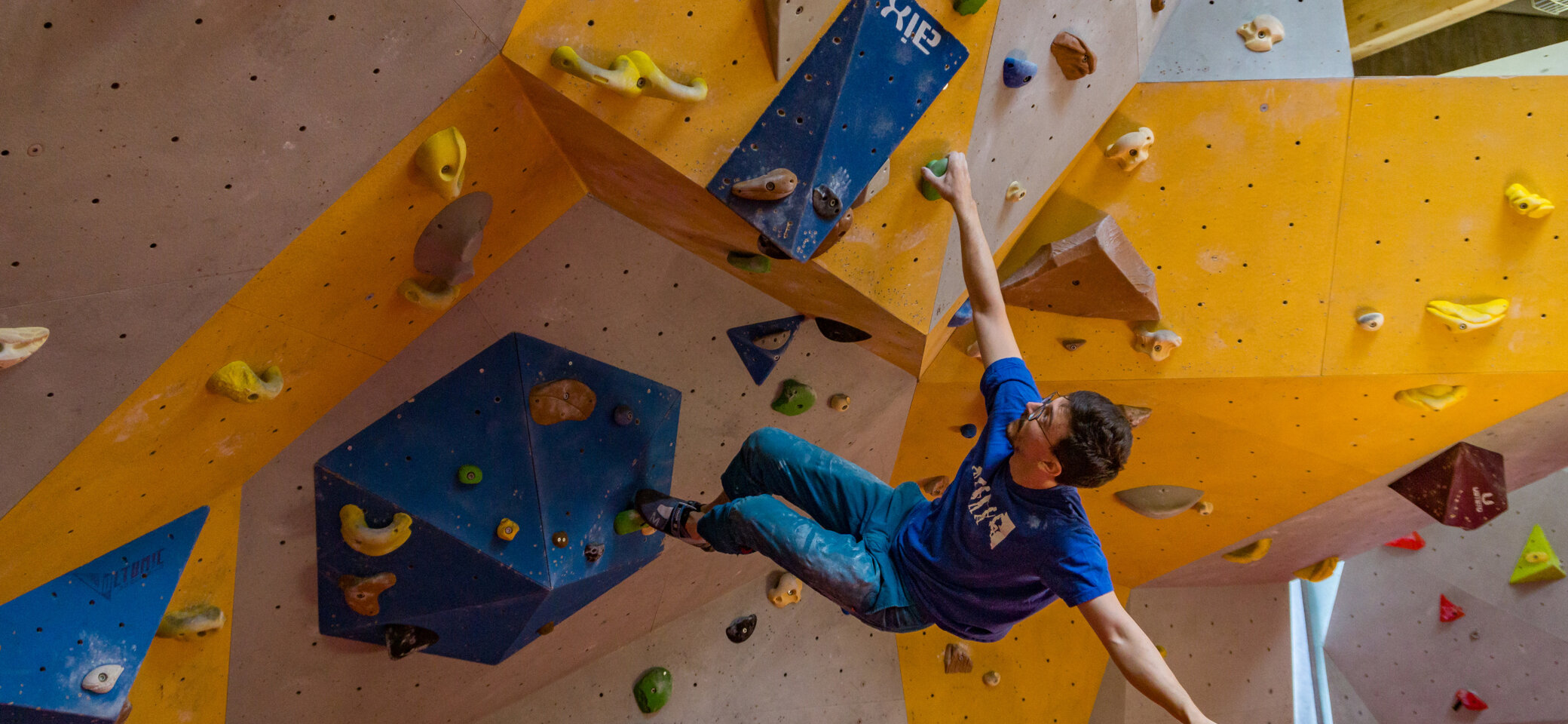 Bouldern im Kletterzentrum Würzburg | © DAV Würzburg